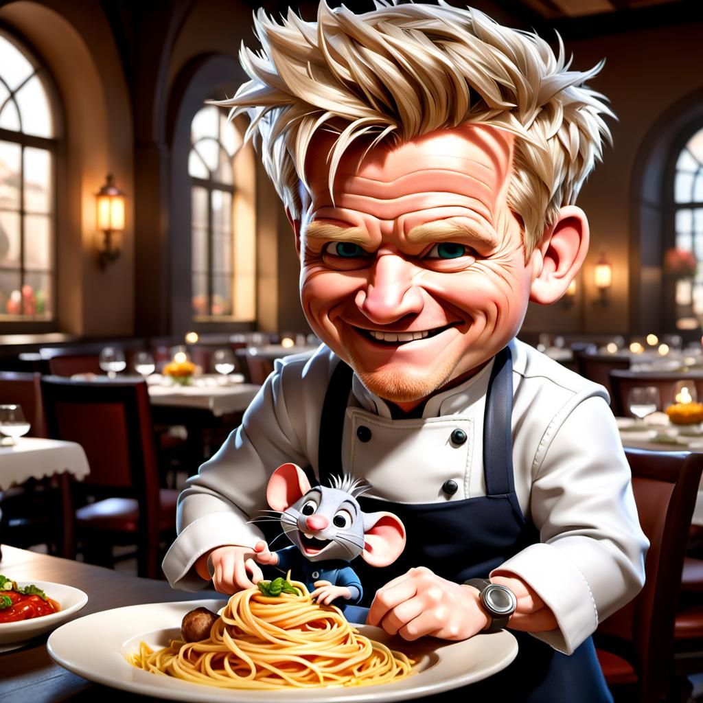 Gordon Ramsay and Remy