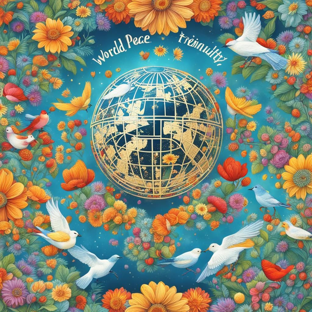 Abstract Image of World Peace and Kindness