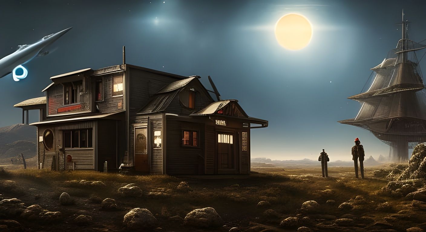 wild west in outer space