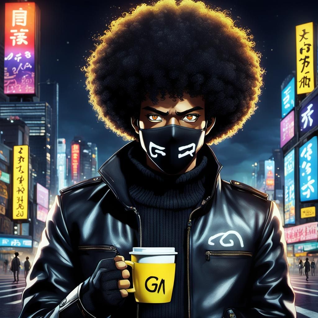 Anime Character in Urban Fantasy Setting