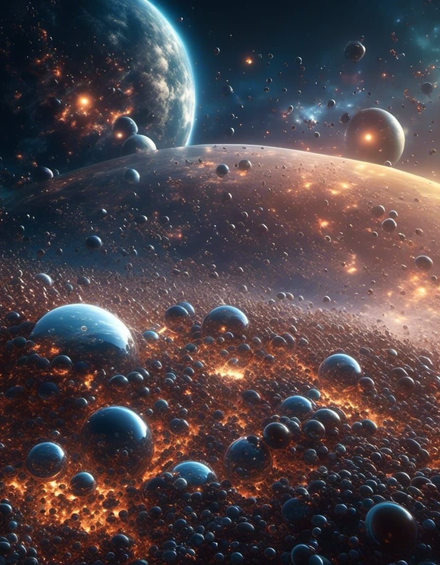 Time Loop: Detailed 3D Shading Fine Art