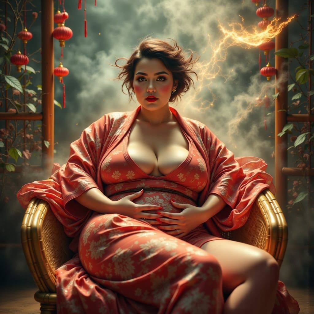 Bodacious Oriental Goddess in Electric Storm