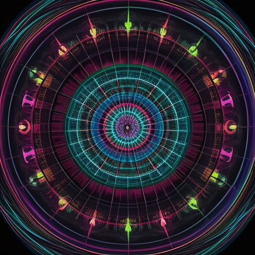 Cosmic Vortex: Psychedelic Patterns Unfold