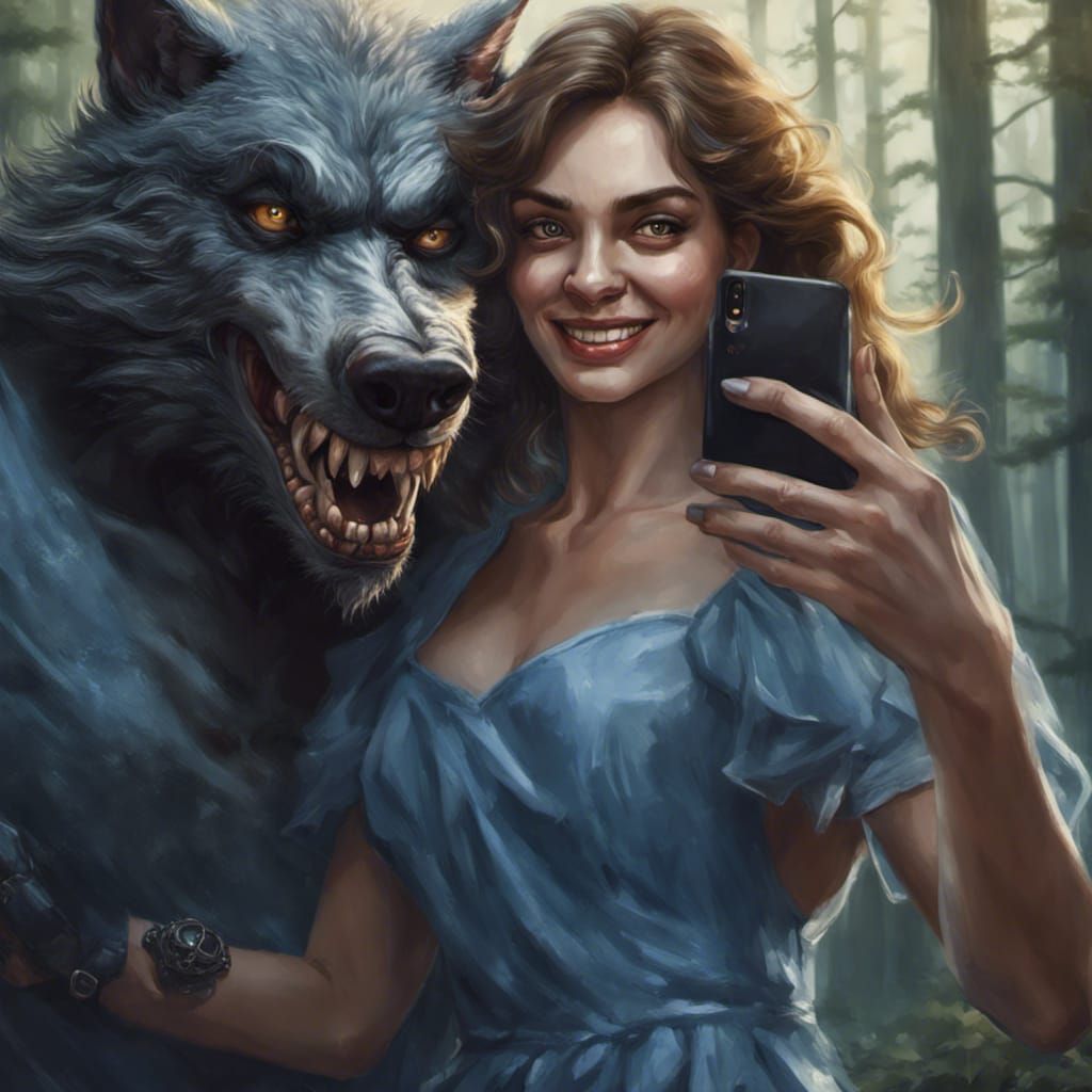 Selfie with a werewolf