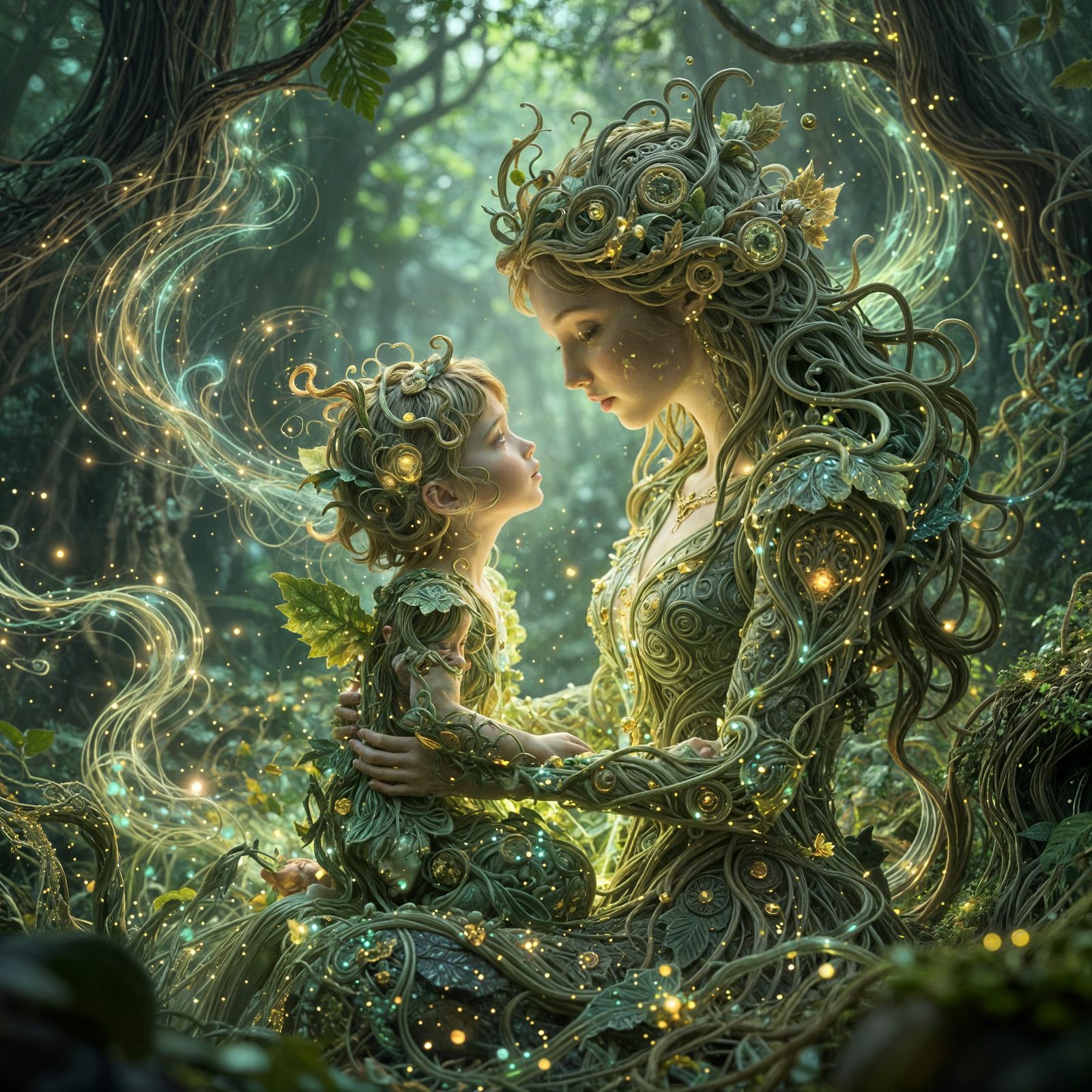 Mother and Child of Nature Energy