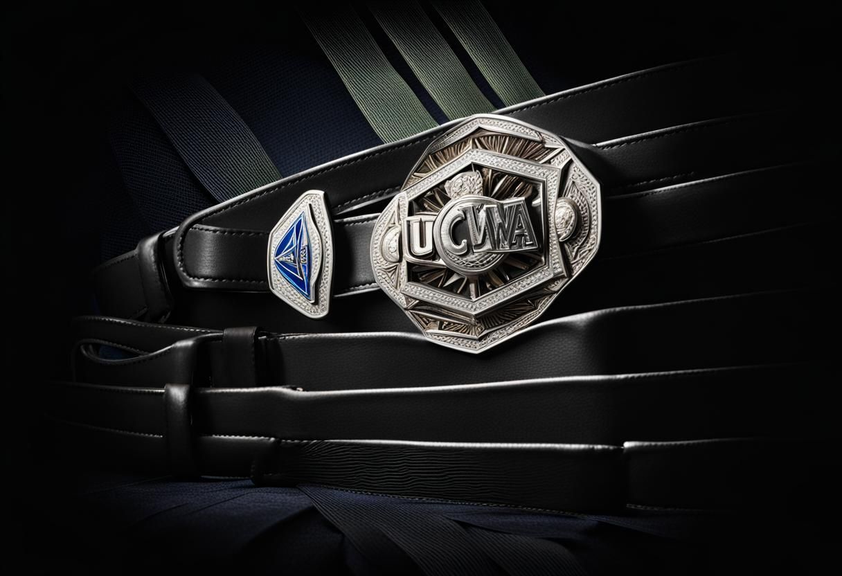 UCWA Wrestling Championship Belt Design