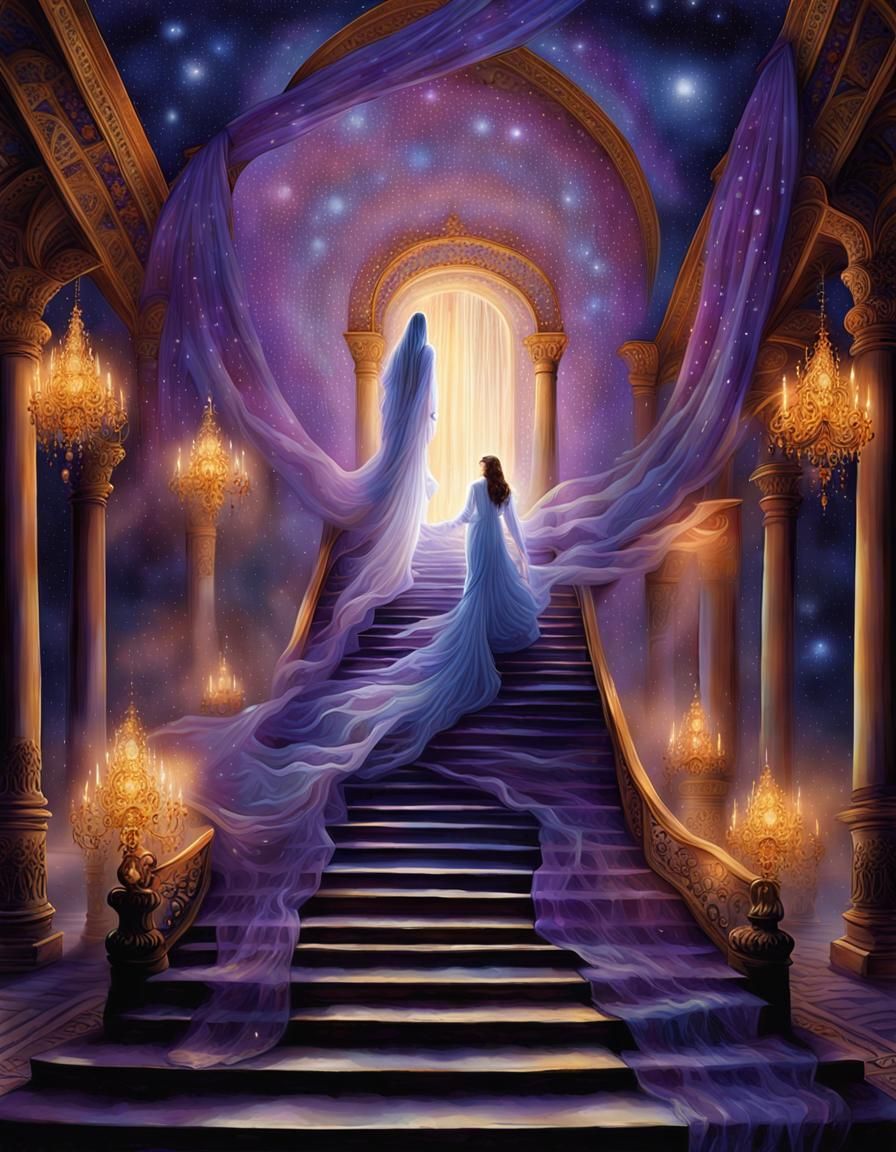 Ethereal Staircase to a Celestial Realm