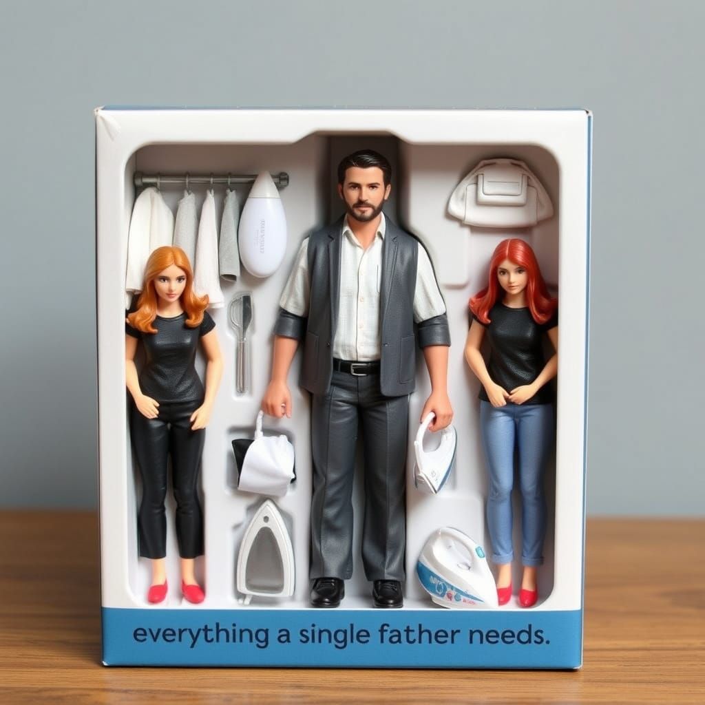 Single Father's Support System Action Figure Box