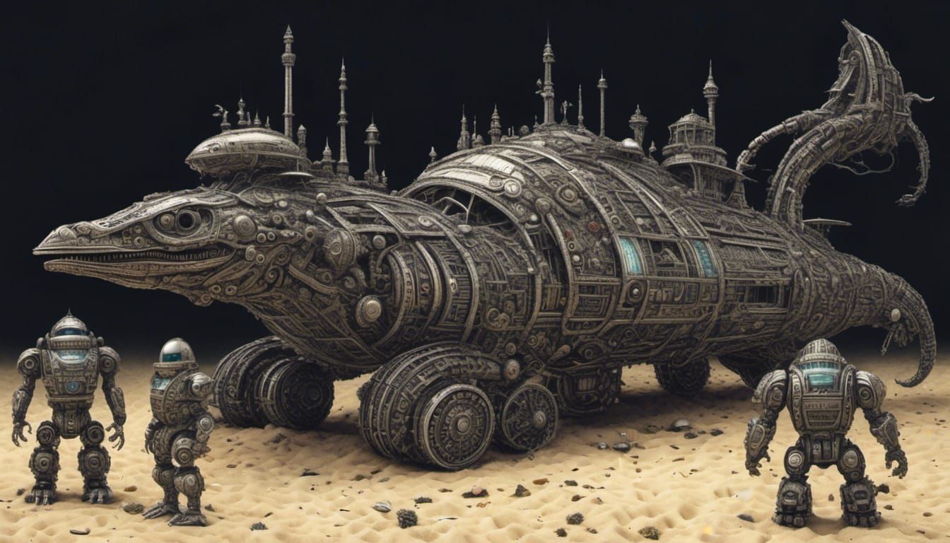 Platypus Chaos in Junji Ito Style