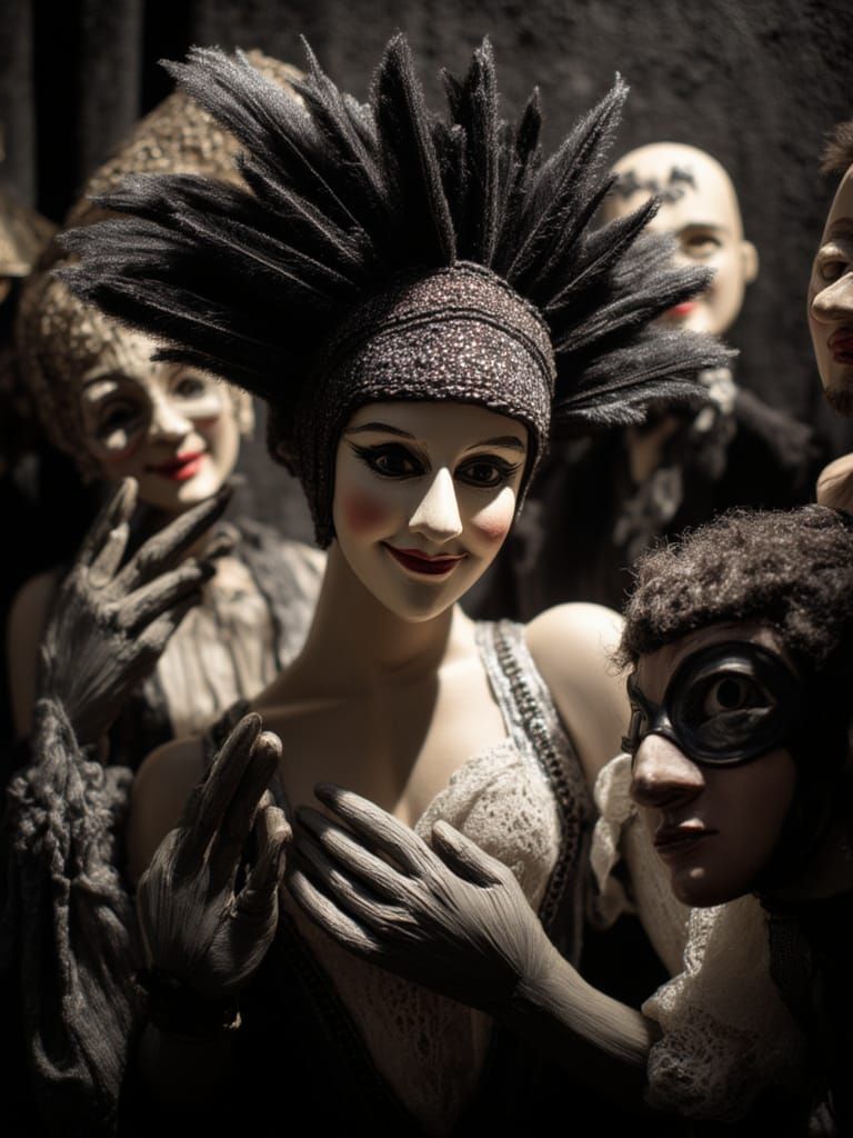 Weimar Cabaret Poster: Gloria Swanson as Showgirl