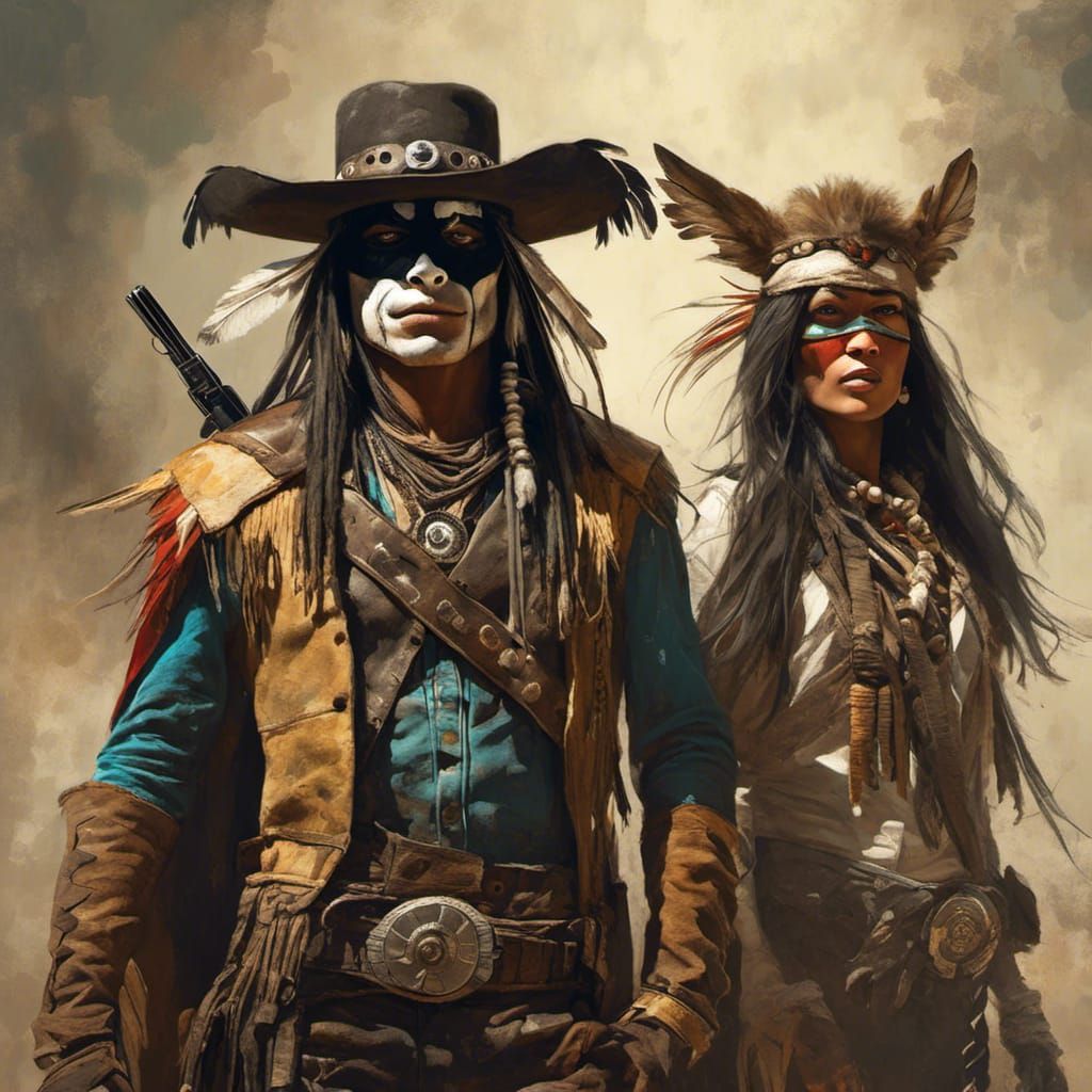 Green Hornet and Kato as Lone Ranger, Hyperreal