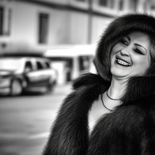 Hyperrealistic Mafia Boss by the Sea