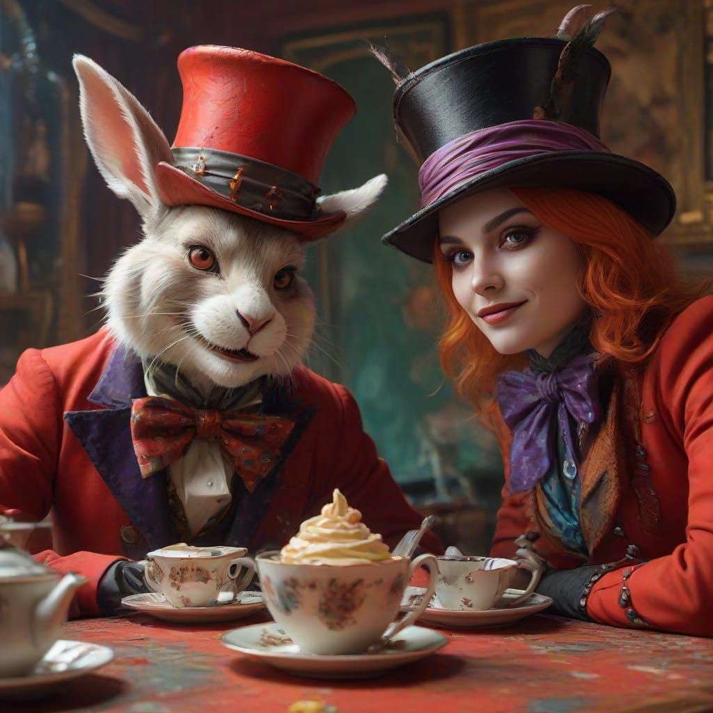 Mad Tea Party in Hellish Splendor