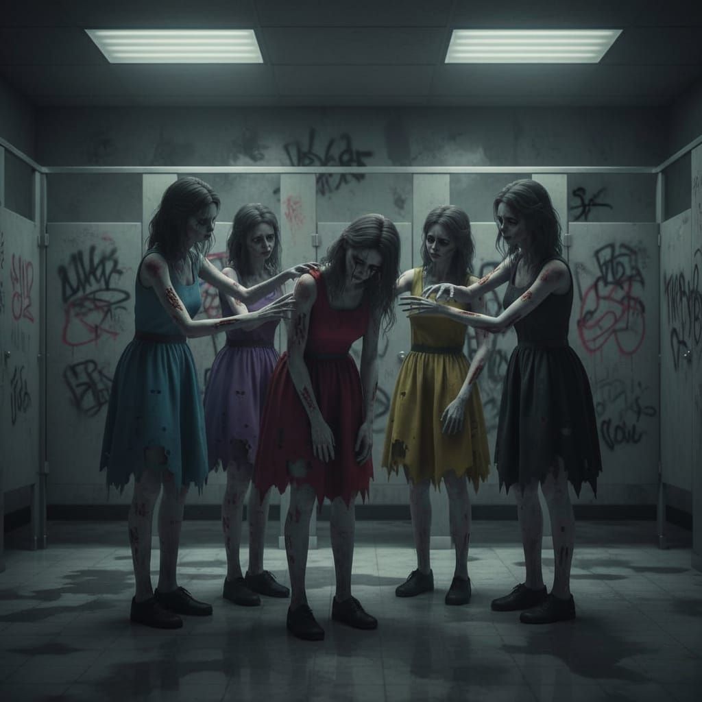 Zombie Couple's Broken Heart at Prom