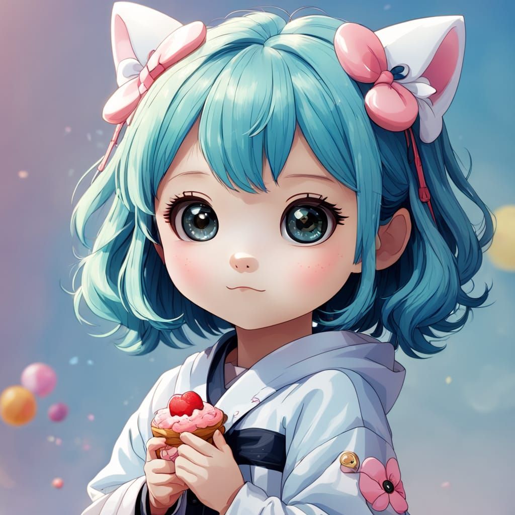 AI Generated Kawaii Art