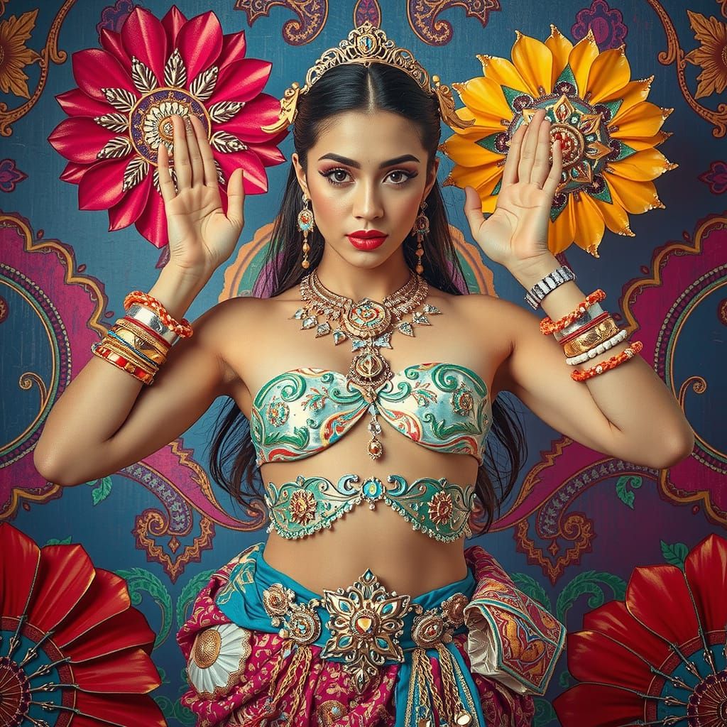 Vivid, Intense Masterpiece in Luxurious Style