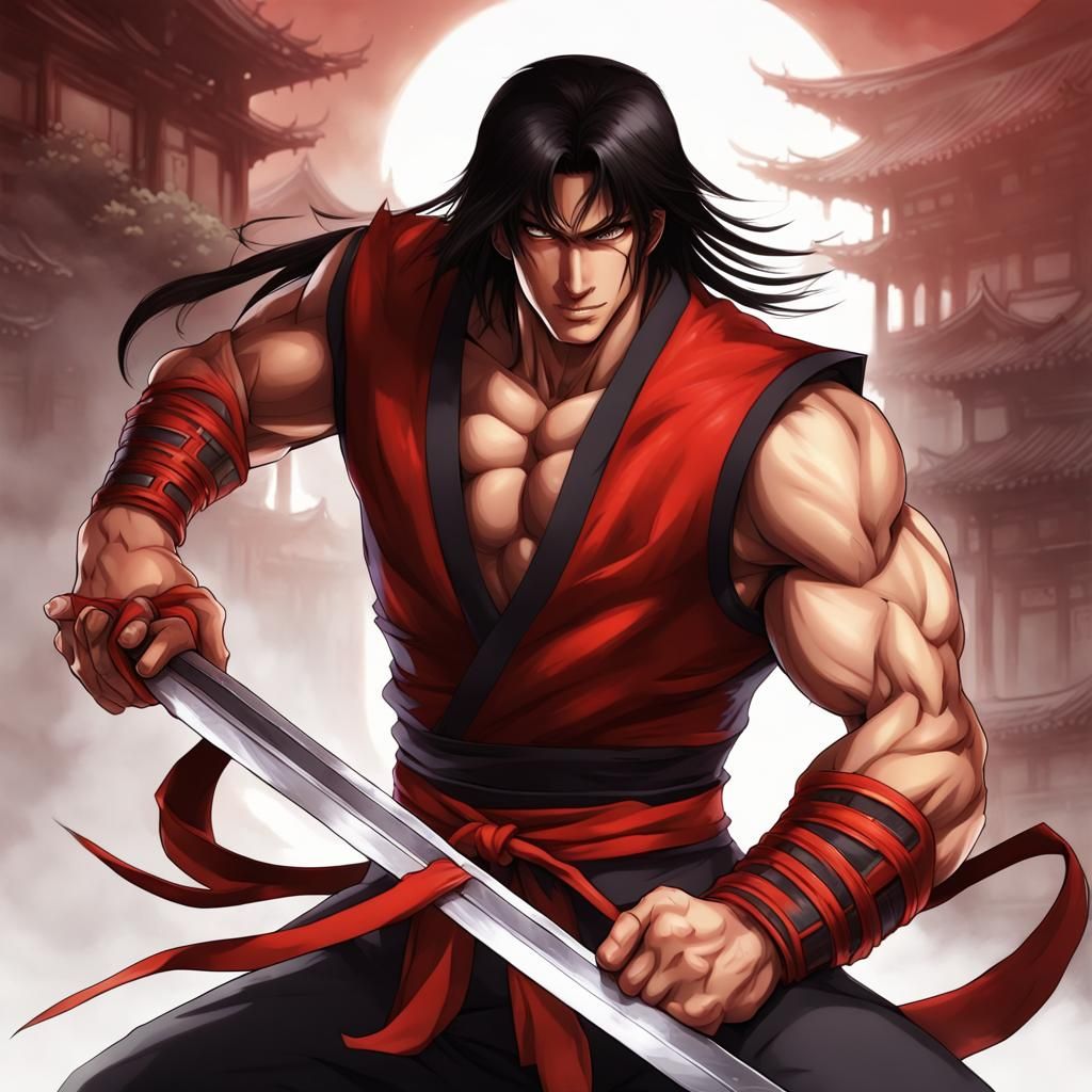 Liu Kang Anime Key Visual Illustration