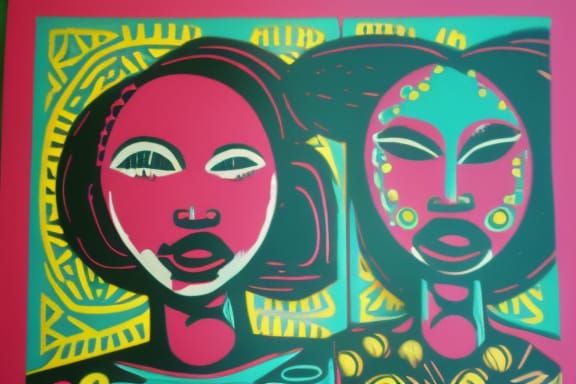 Dos Cabezas MÁS (after "Dos Cabezas" by Basquiat)