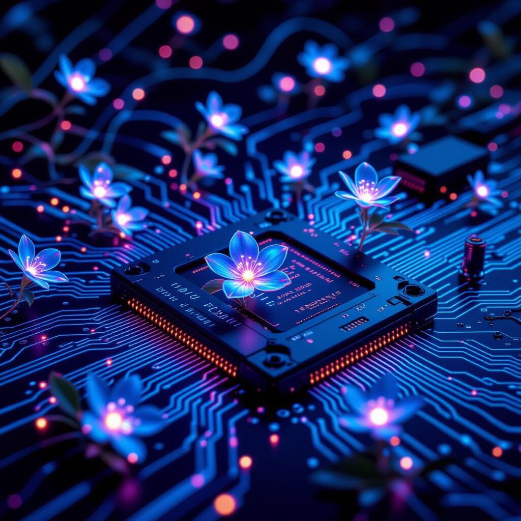 Nature Emerges from Technology in Hyperrealistic Photo