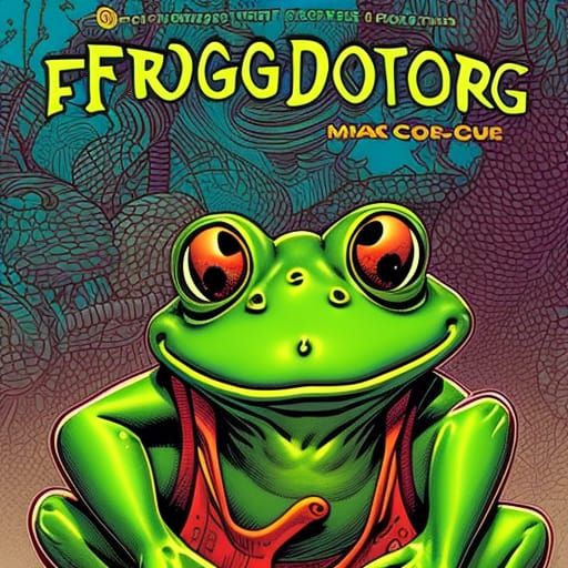 Frog Doctor in Comic Book Style