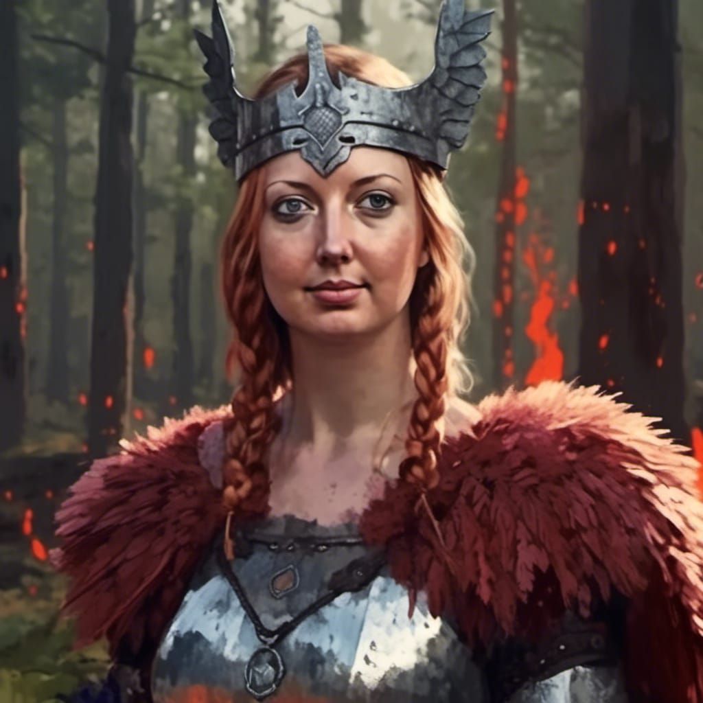 My Face as a viking warrior
