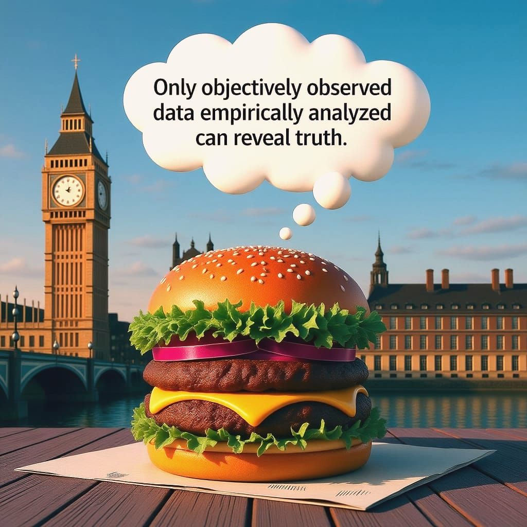 Photorealistic Bacon Cheeseburger