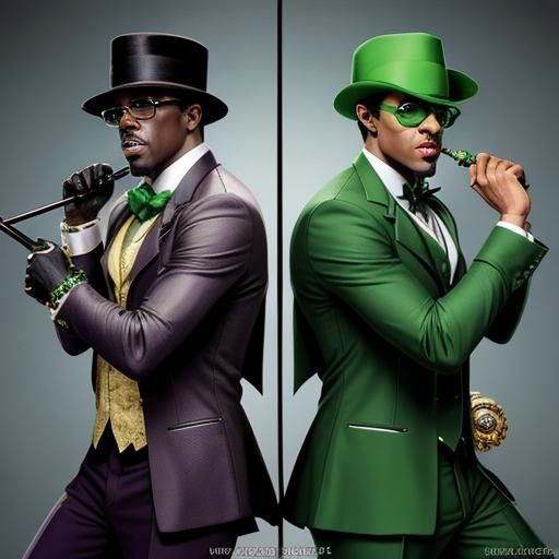 The Diddler VS The Riddler face off.