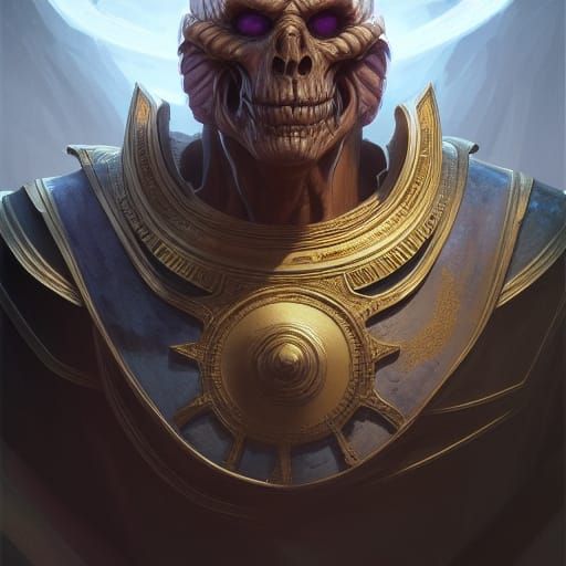 Skeletor, Roman Emperor, Hyperdetailed Octane Render