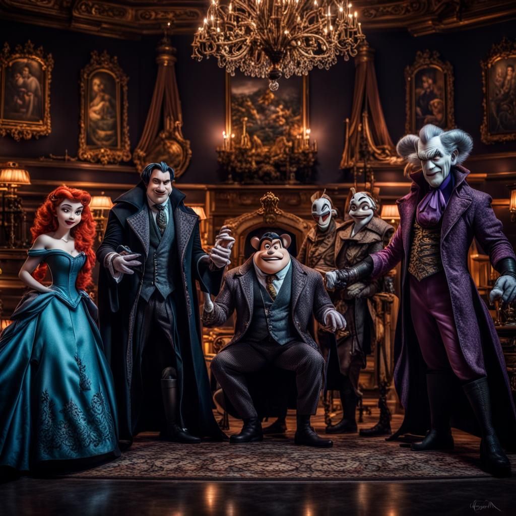 Disney Characters Reimagined as Villains