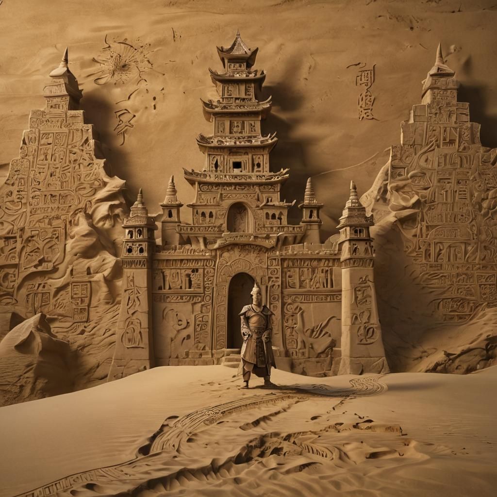 Sand warrier defends Sand Castle