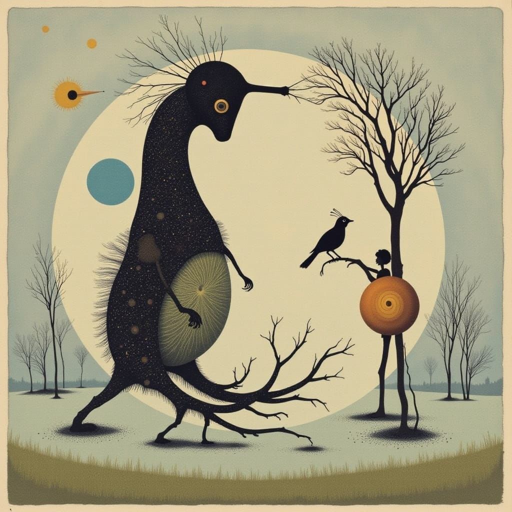 Abstract Dark Arts and Cicada Song Visual