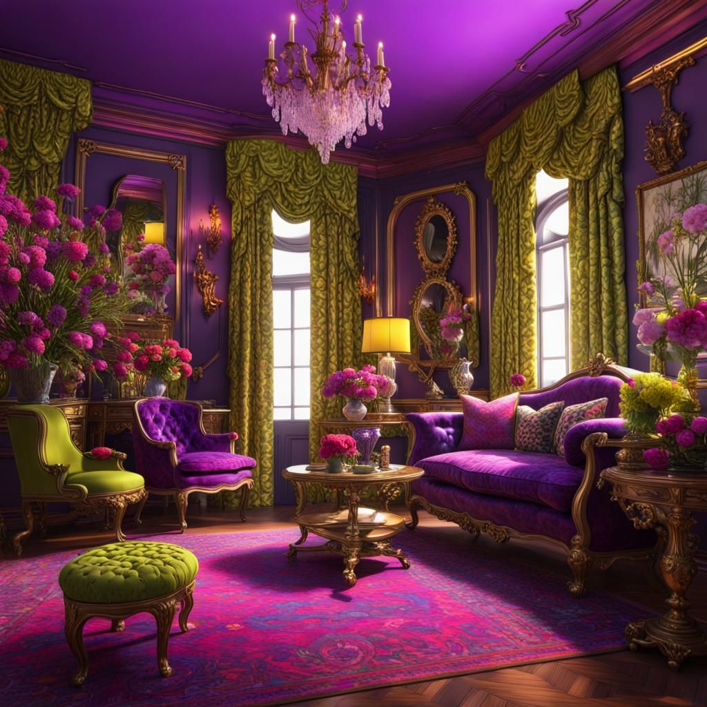 Maximalist Interior Design with Vibrant Colors