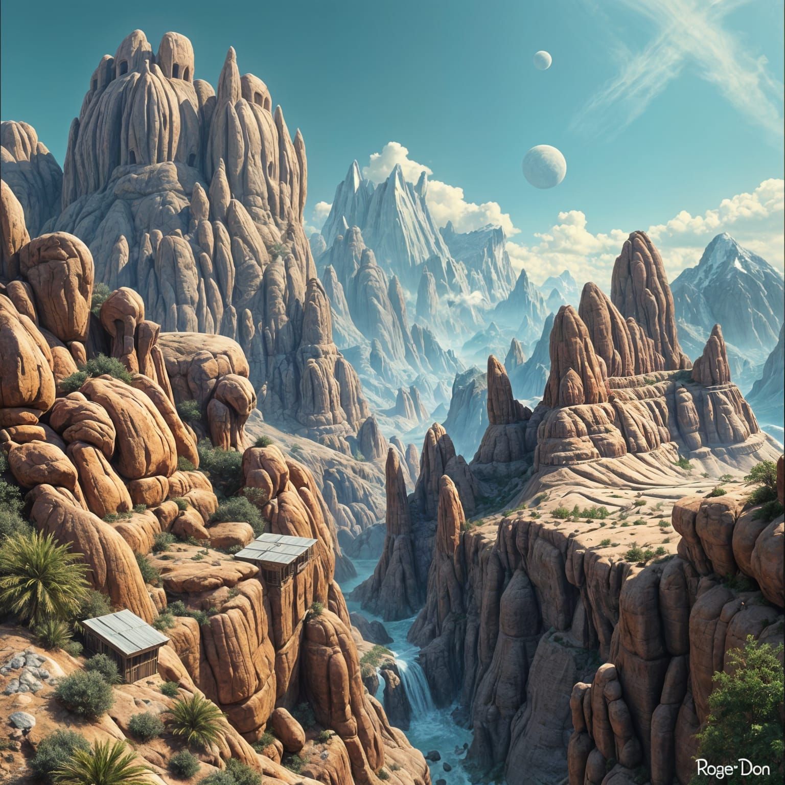 Ethereal Landscapes in Hyperrealistic Detail