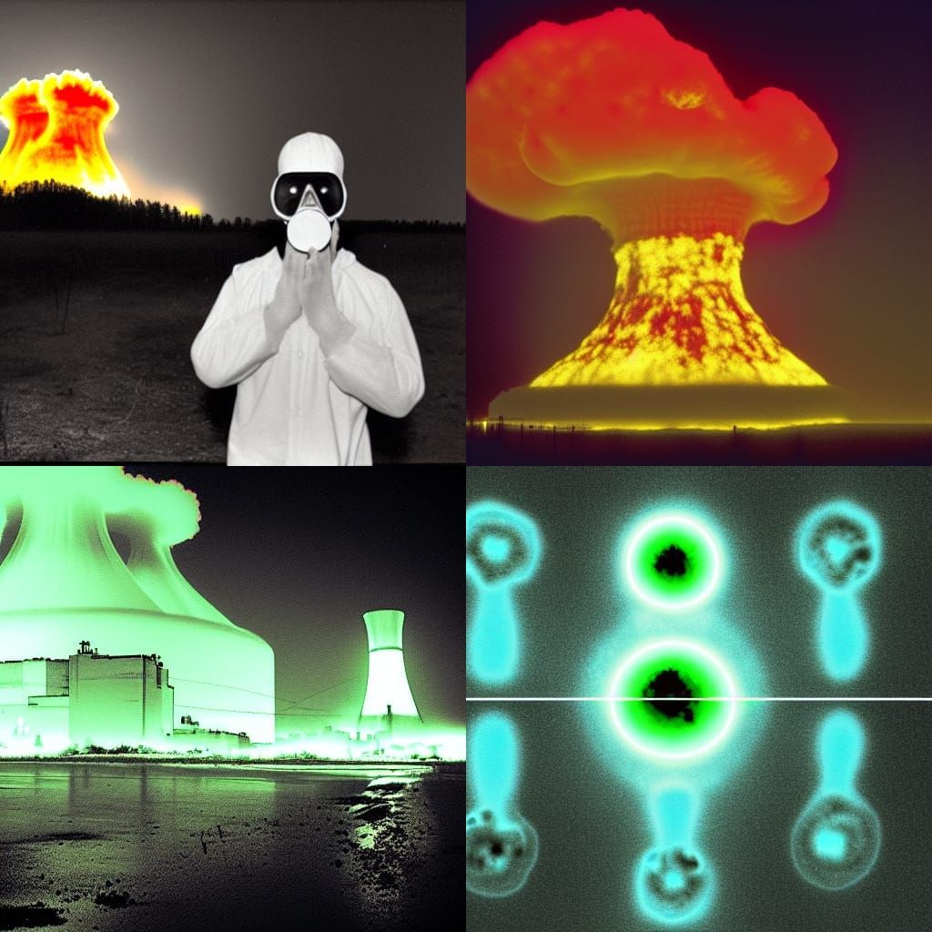 Nuclear Meltdown with Visible Radiation