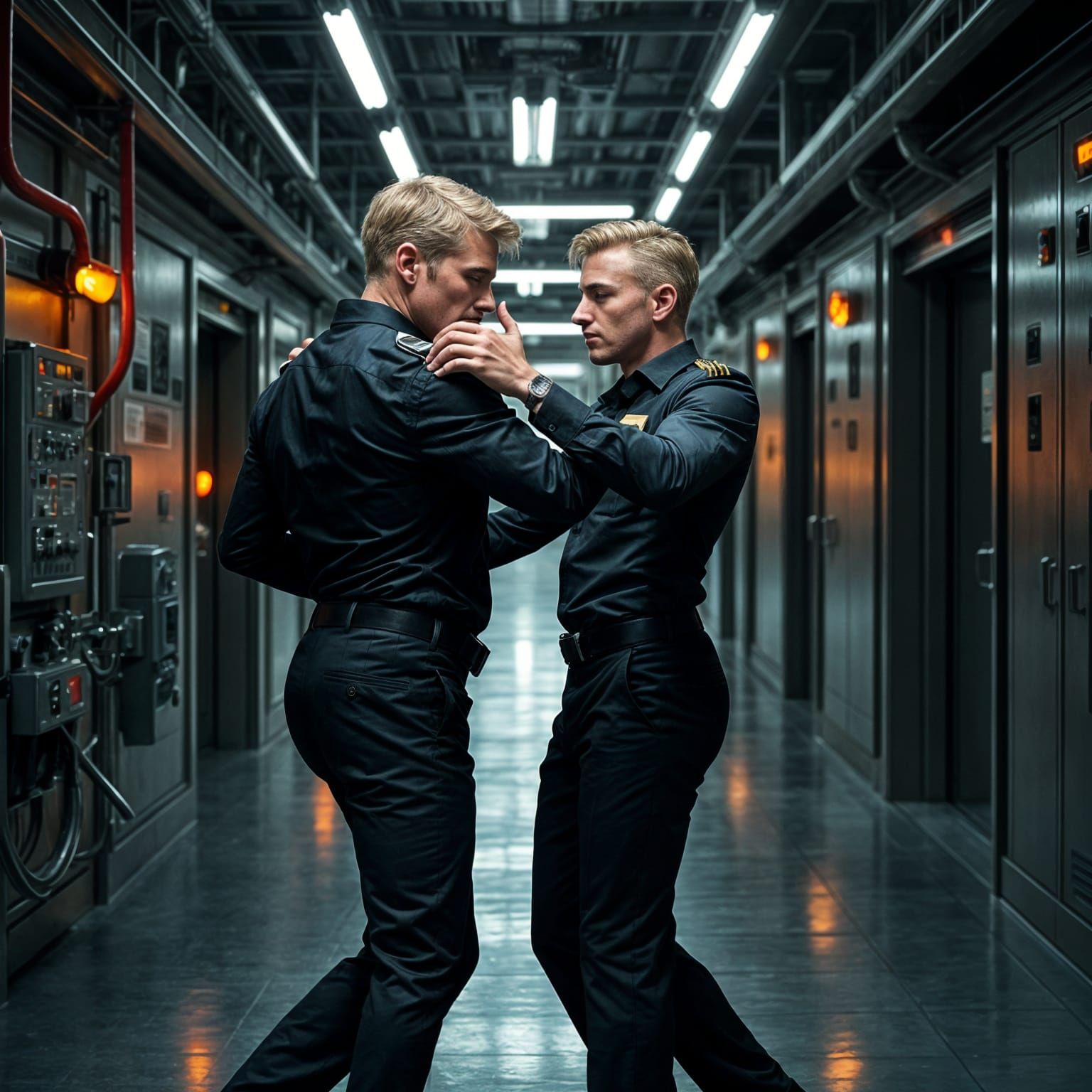 Handsome Security Guards Dance Argentine Tango at Nuclear Fa...