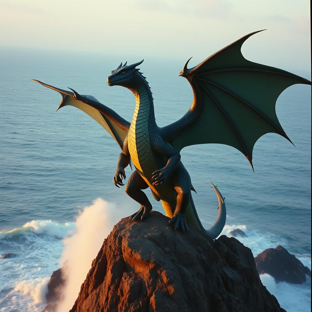 Puff the Magic Dragon living by the sea.