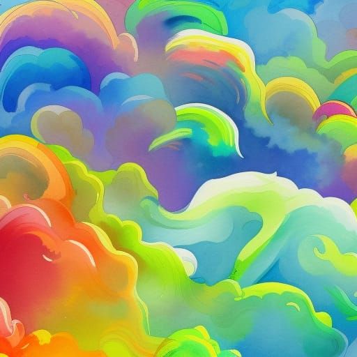 Have a rainbow cloudtastic day! :)