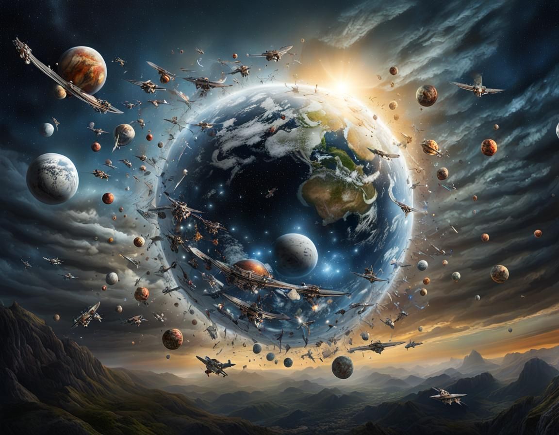Quantum Energy Tearing the Fabric of Space