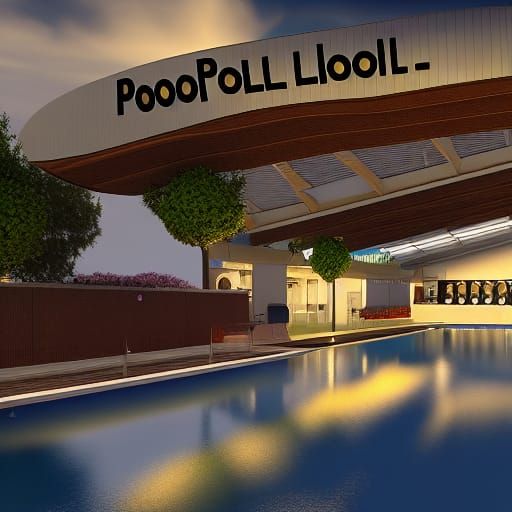Poolcore Seaplane Airport: A Whimsical Scene