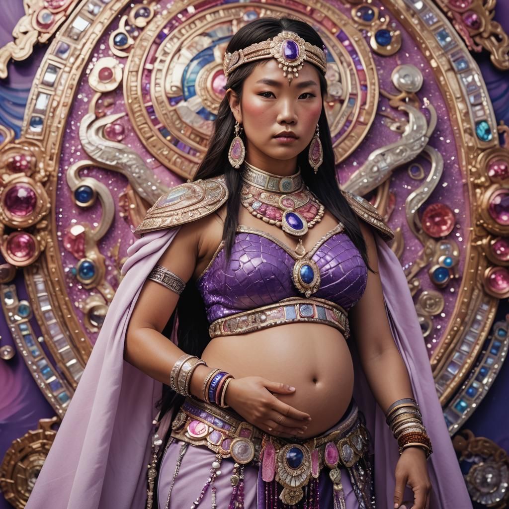 Cultural Portrait of Priestess and Warrioress