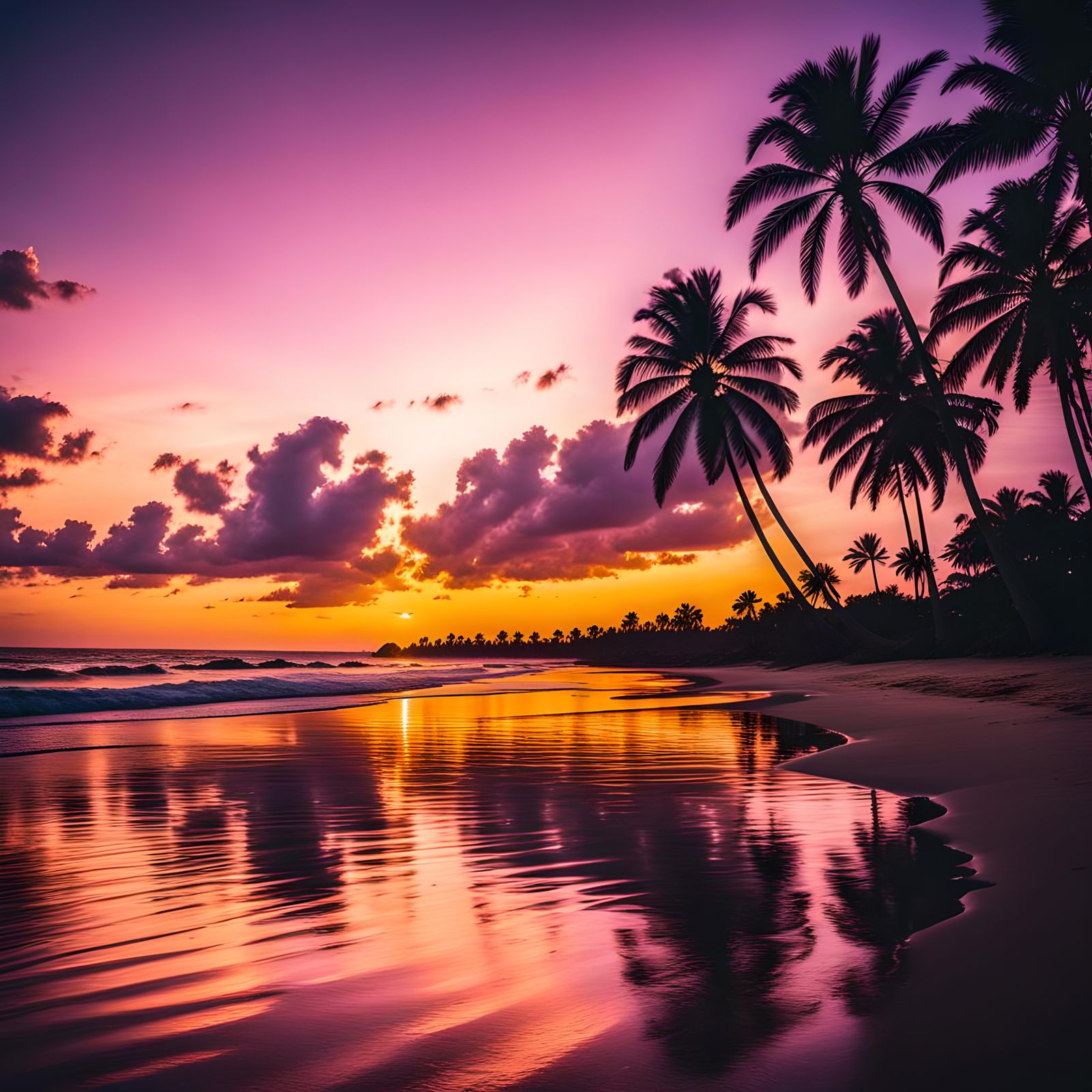 Beautiful  sunset colors