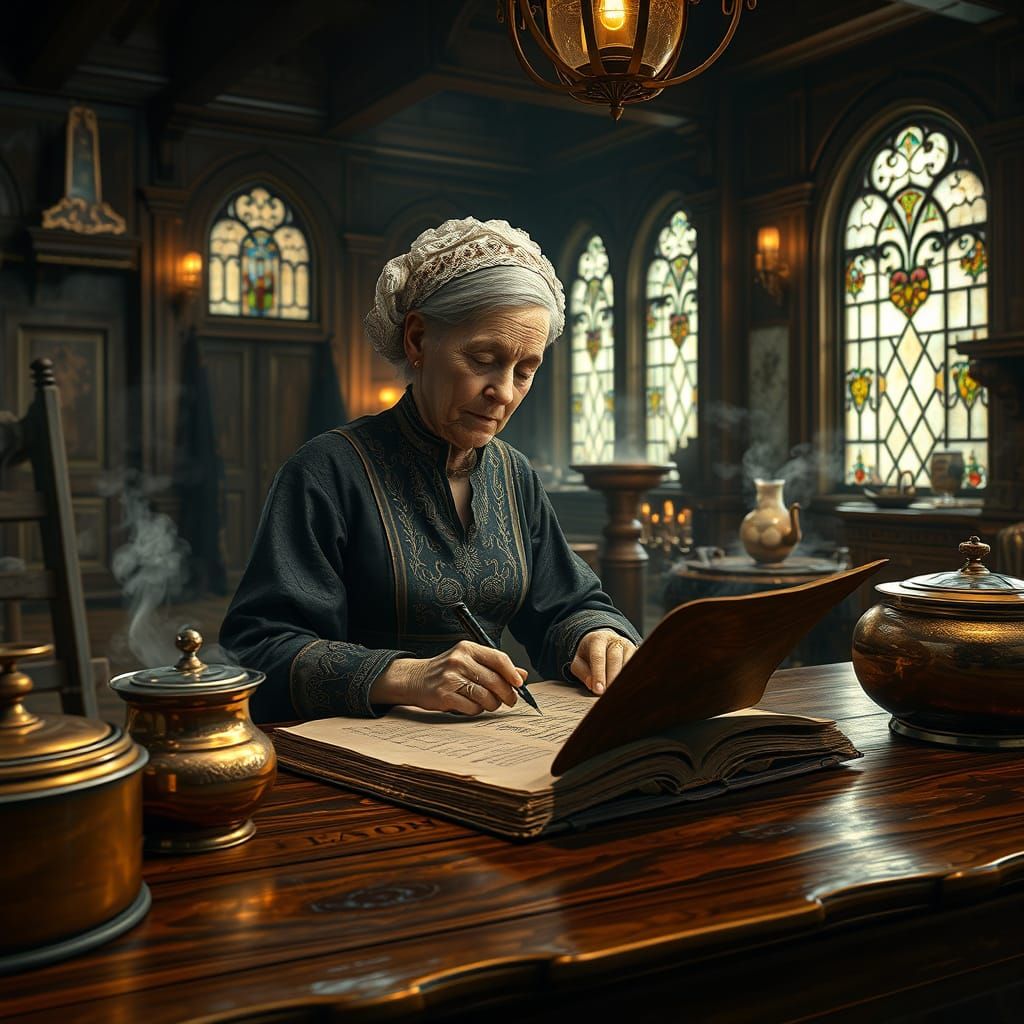 Elegant Victorian Recipe Keeper