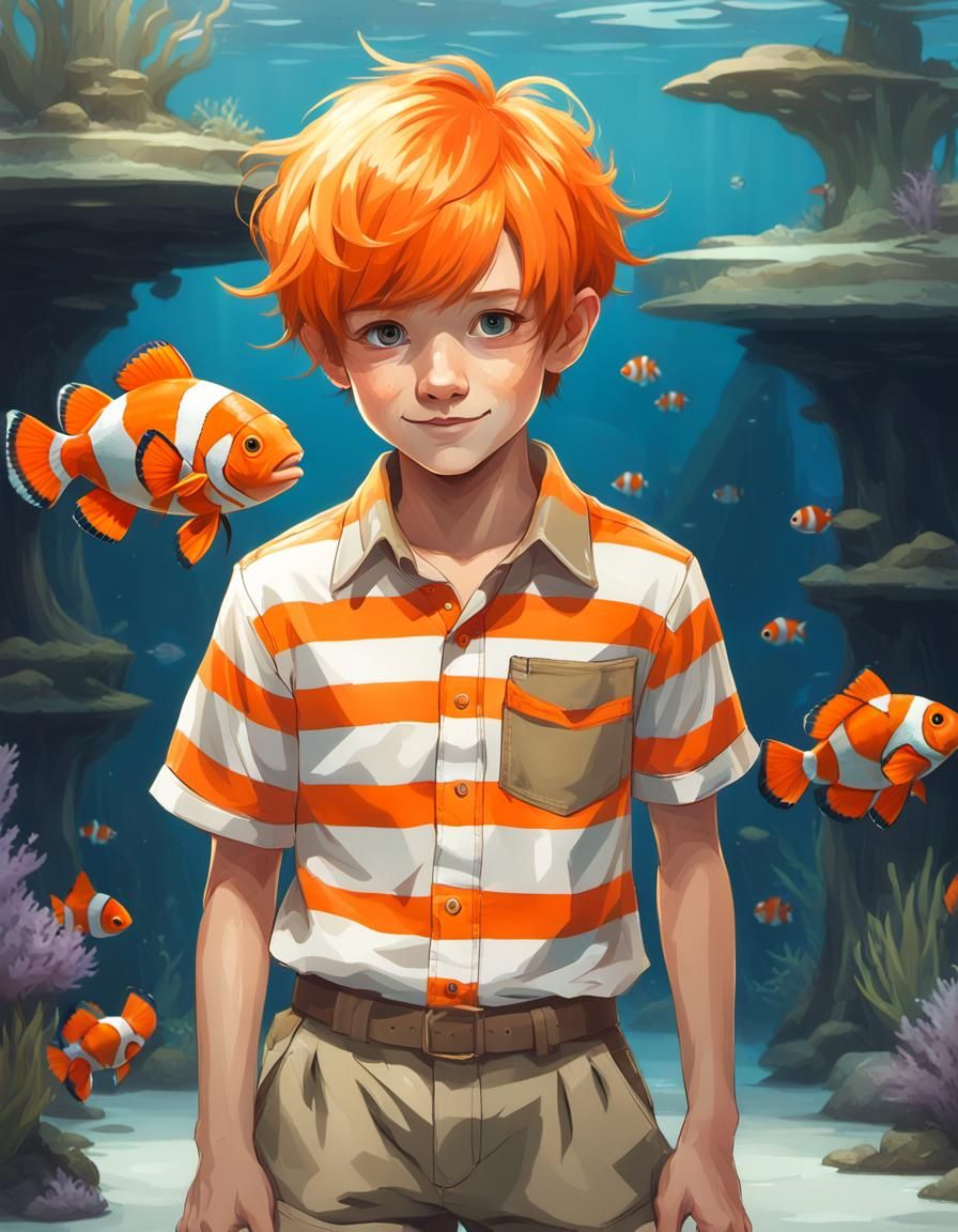 Nemo As A Human From Finding Nemo (Version 3)