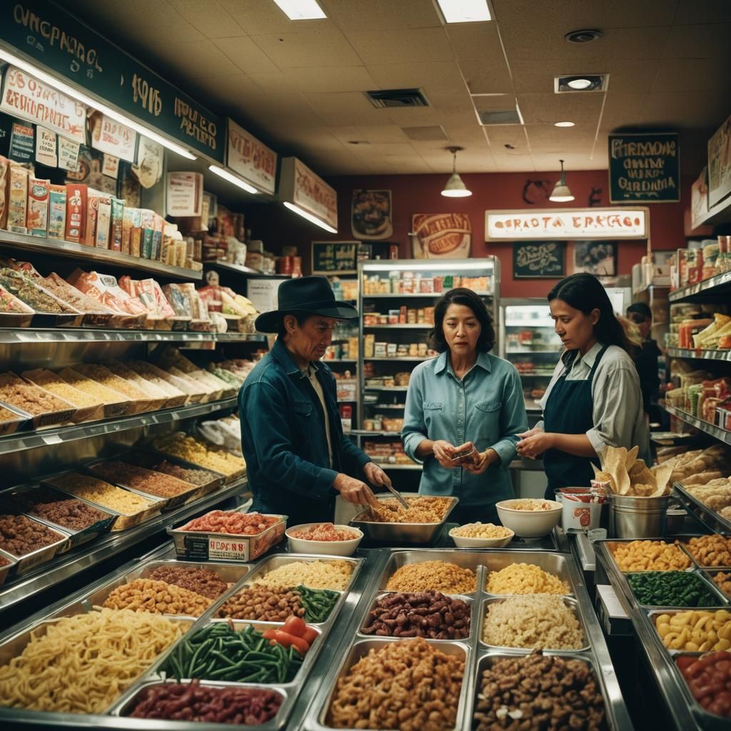 El Paso Street Scene with Cinematic Lighting