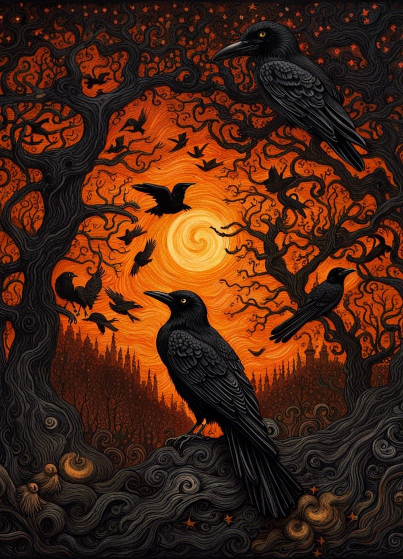 Autumnal Crows