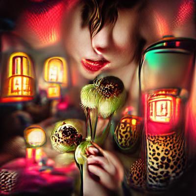 Atmospheric Opium Den Scene