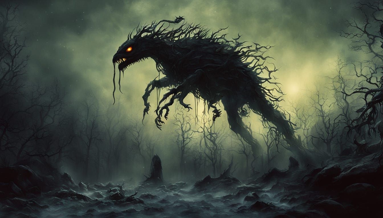 Surreal Christmas Nightmare Unfolds in a Dark, Gothic Winter...