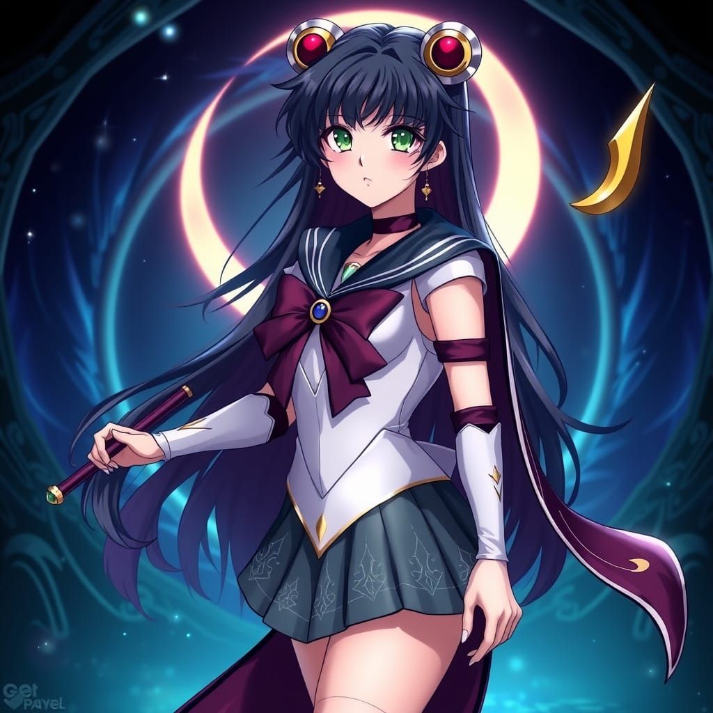 Sailor Pluto in Celestial Guardian Style