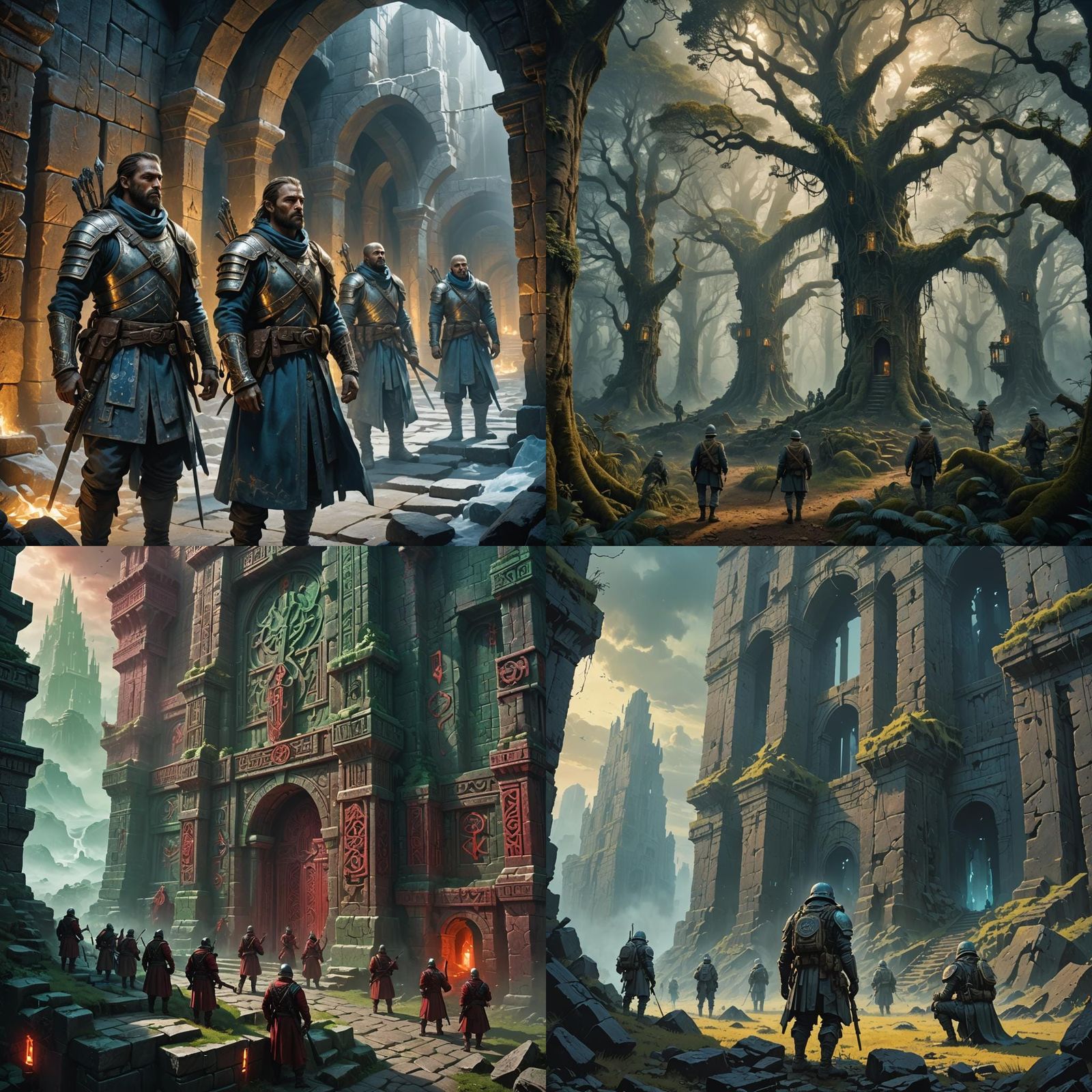 Prisoners of War: Detailed Matte Painting