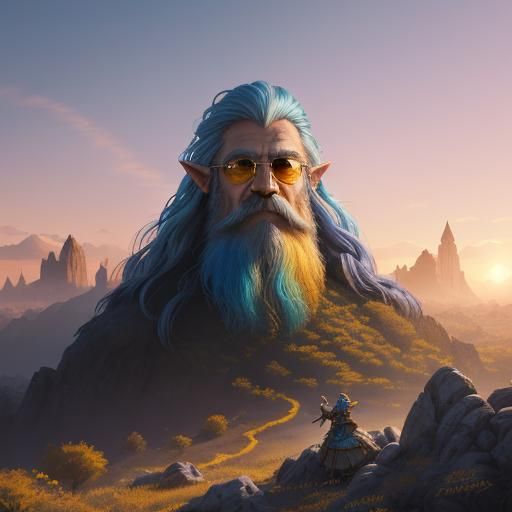 Fantasy Dance: Dwarven Barbarian and Elven Rogue